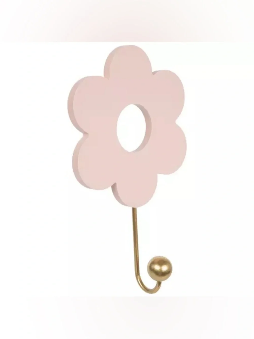 (2) Flower Wood Wall Hook